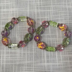 Colorful Beaded Bracelet Set